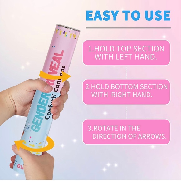 8 Gender reveal smoke/confetti bombs for a BOY. New in box. - Picture 6 of 7